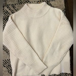 NWOT La Ligne Waffle cashmere sweater